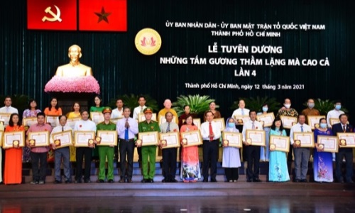 TP.Hồ Chí Minh tôn vinh 129 tấm gương thầm lặng mà cao cả